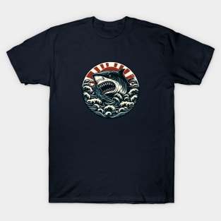 Sinister monster shark attacking T-Shirt